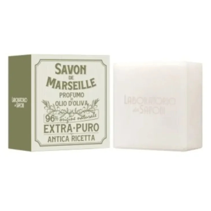 Dermosapone Solido Vegetale Marsiglia Vegano 100g - Laboratorio dei Saponi