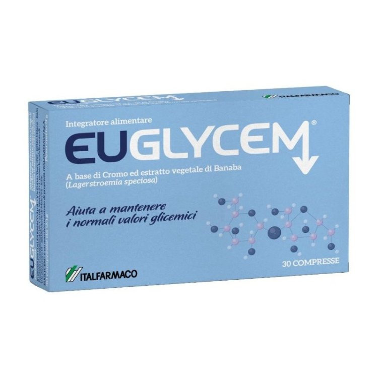 Euglycem Integratore Glicemia con Cromo e Banaba 30 Compresse - Italfarmaco