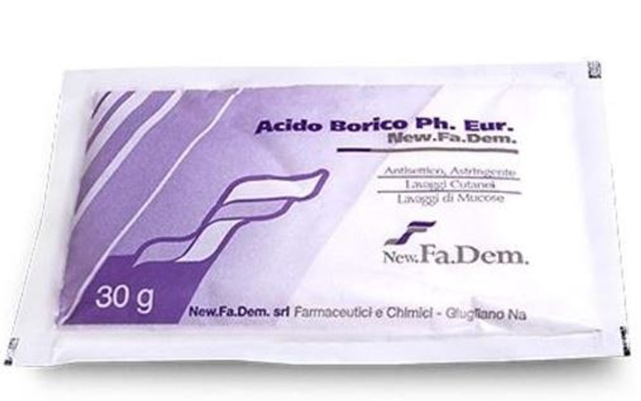 Acido Borico Polvere FU 30 g Antisettico e Disinfettante - New Fa. Dem