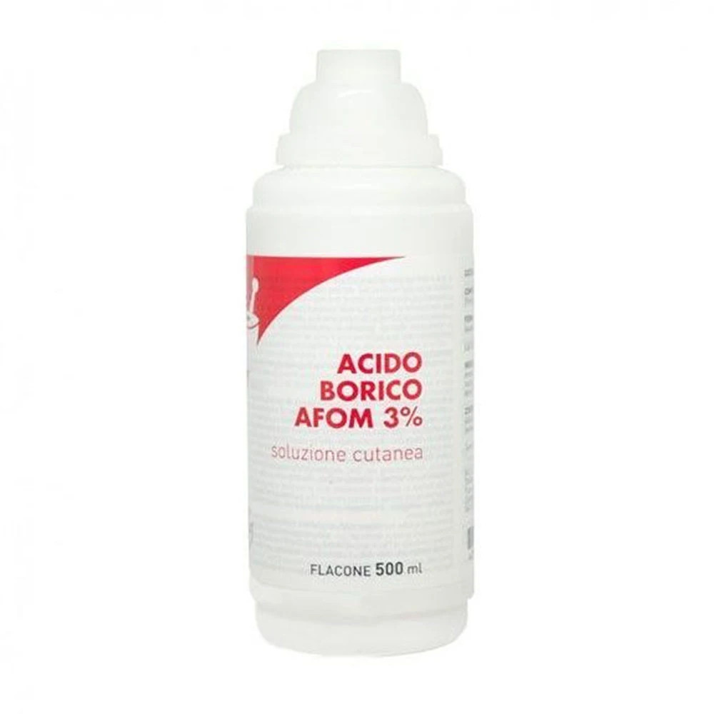 Acido Borico AFOM 3% Soluzione Cutanea 500ml - Afom