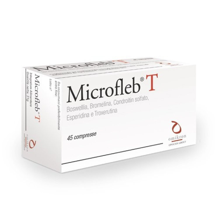 Microfleb T Integratore per Microcircolo e Funzione Articolare 45 Compresse - Microfleb