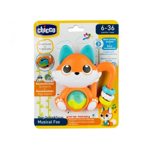 Chicco Trillino Elettronico a Forma di Volpe 6-36 Mesi - Chicco