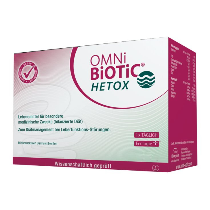 OMNi BiOTiC HETOX Integratore Alimentare per Flora Intestinale 7 Bustine - Institut Allergosan