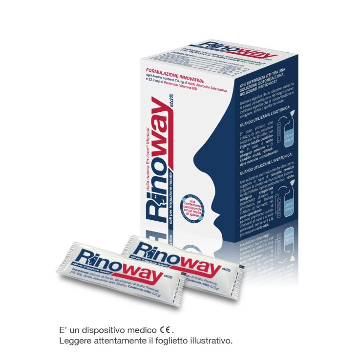 Rinoway Sali Isotonici per Lavaggio Nasale 60 Bustine - Envicon Medical