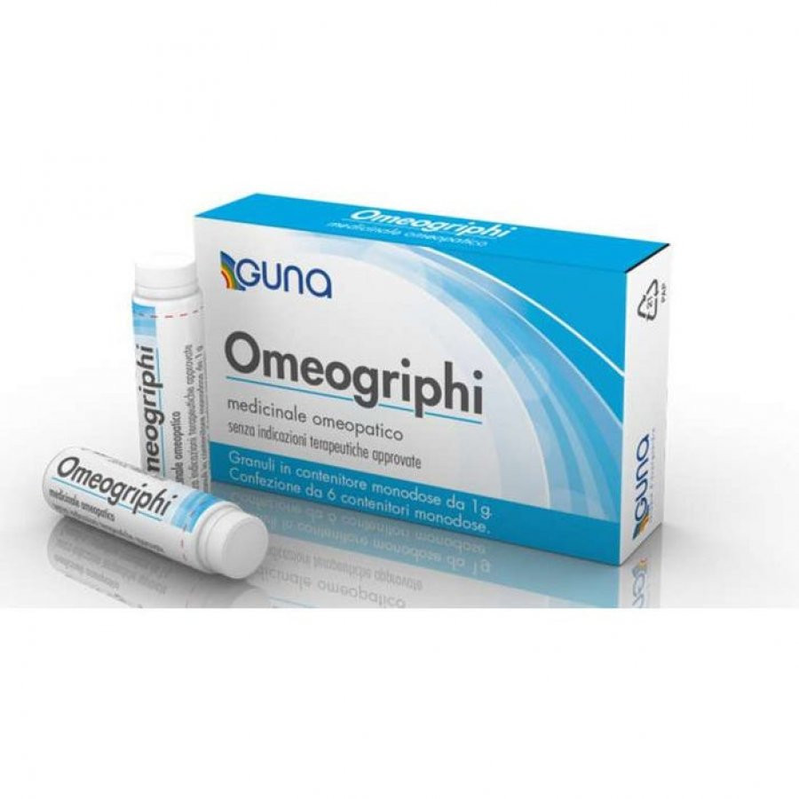 Omeogriphi Granuli Medicinale Omeopatico Monodose 6 Contenitori da 1 g - GUNA