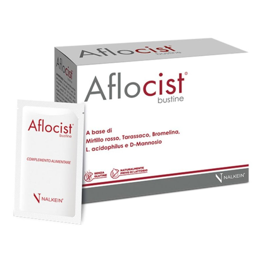 Aflocist Integratore Benessere Vie Urinarie Senza Glutine 20 Bustine - Nalkein