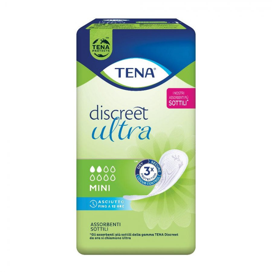 TENA Lady Discreet Mini Assorbenti Incontinenza Perdite Urinarie 20 Pezzi - TENA