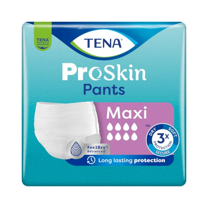 TENA ProSkin Pants Mutandine Assorbenti Maxi XL Unisex 10 Pezzi - TENA