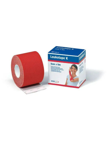 Leukot K Cerotto Taping Fisioterapico 5cm x 5m Rosa - Actimove
