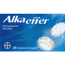 Alkaeffer Compresse Effervescenti per Febbre e Dolore 20 Compresse - Alkaeffer