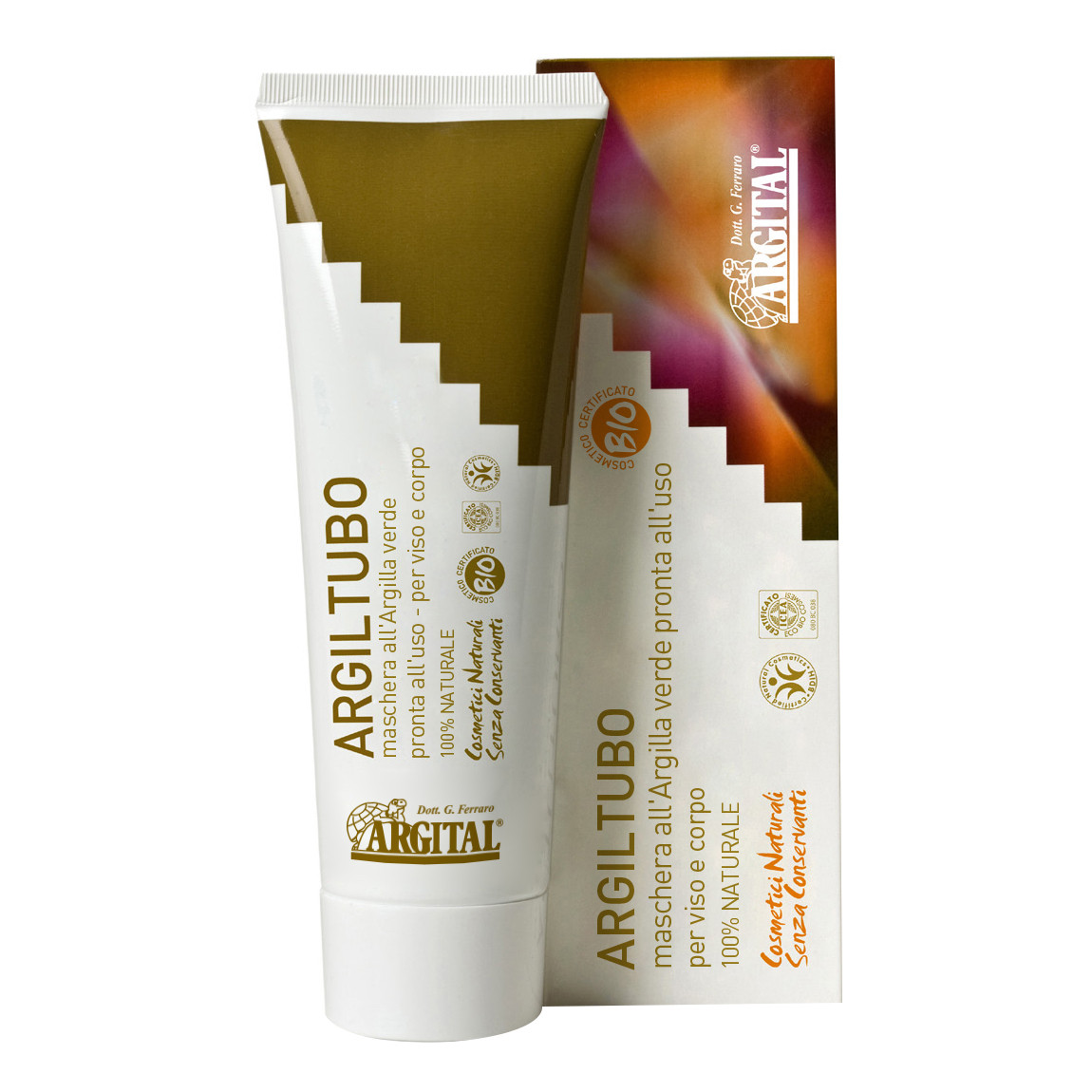 Argiltubo Maschera Argilla Verde Viso Corpo 250ml - Argital