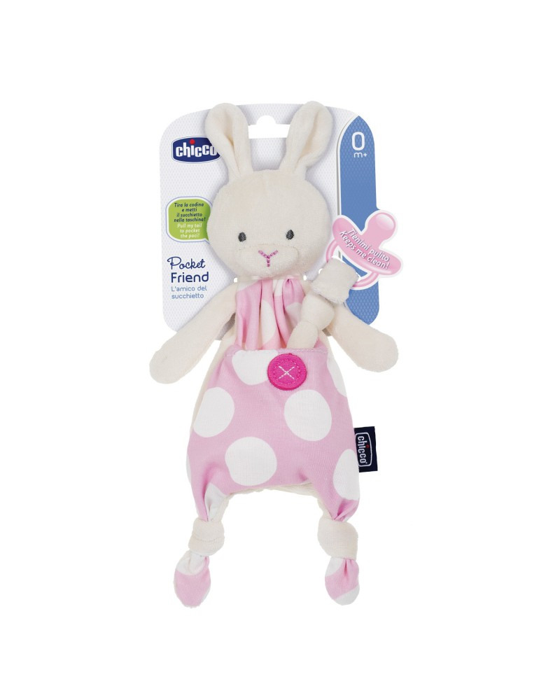 Chicco Pocket Friend Rosa Porta Succhietto 0m+ - Chicco