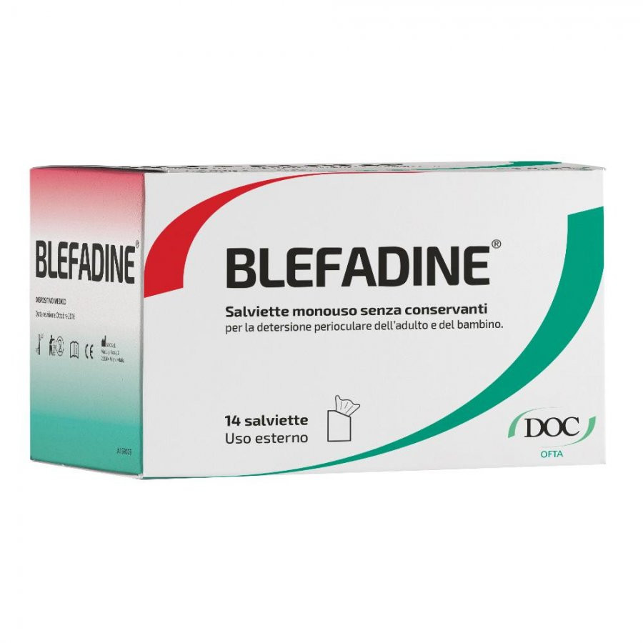 Blefadine Salviette Monouso Detersione Perioculare 14 Pezzi - Doc Generici