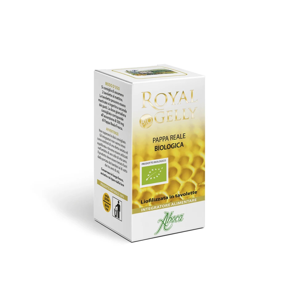 Aboca Royal Gelly Bio Integratore Alimentare Pappa Reale Liofilizzata 40 Tavolette - Aboca