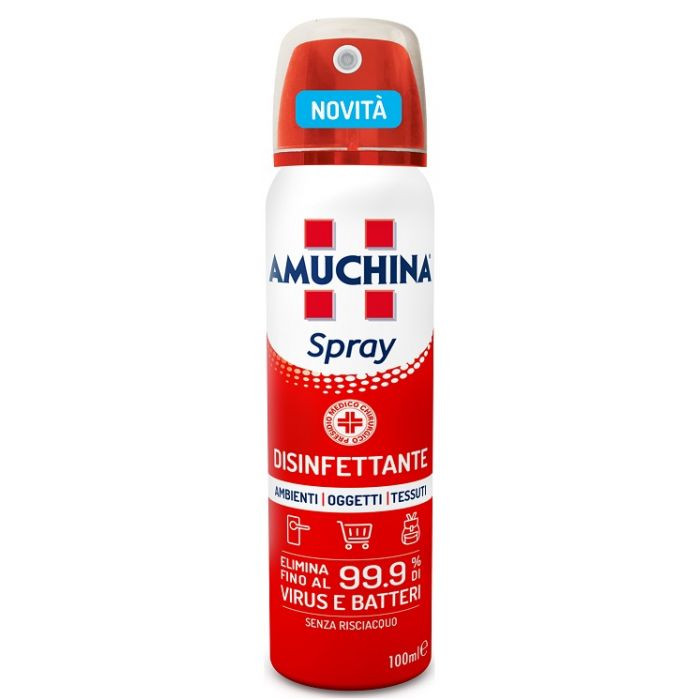 Spray Disinfettante Ambienti, Oggetti e Tessuti 100ml - Amuchina