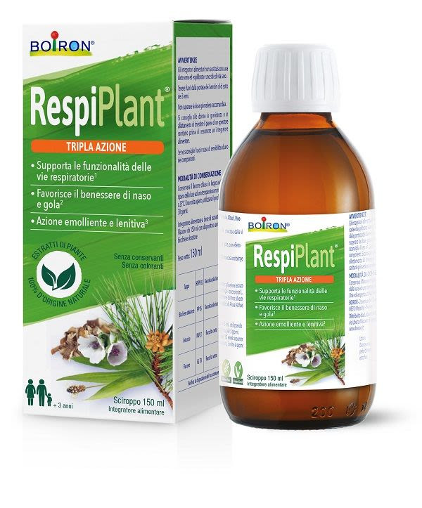 Respiplant Sciroppo Benessere Vie Respiratorie 150ml - Boiron