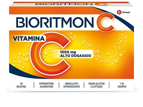 Vitamina C 1000mg Bioritmon Integratore 10 Bustine - Bioritmon