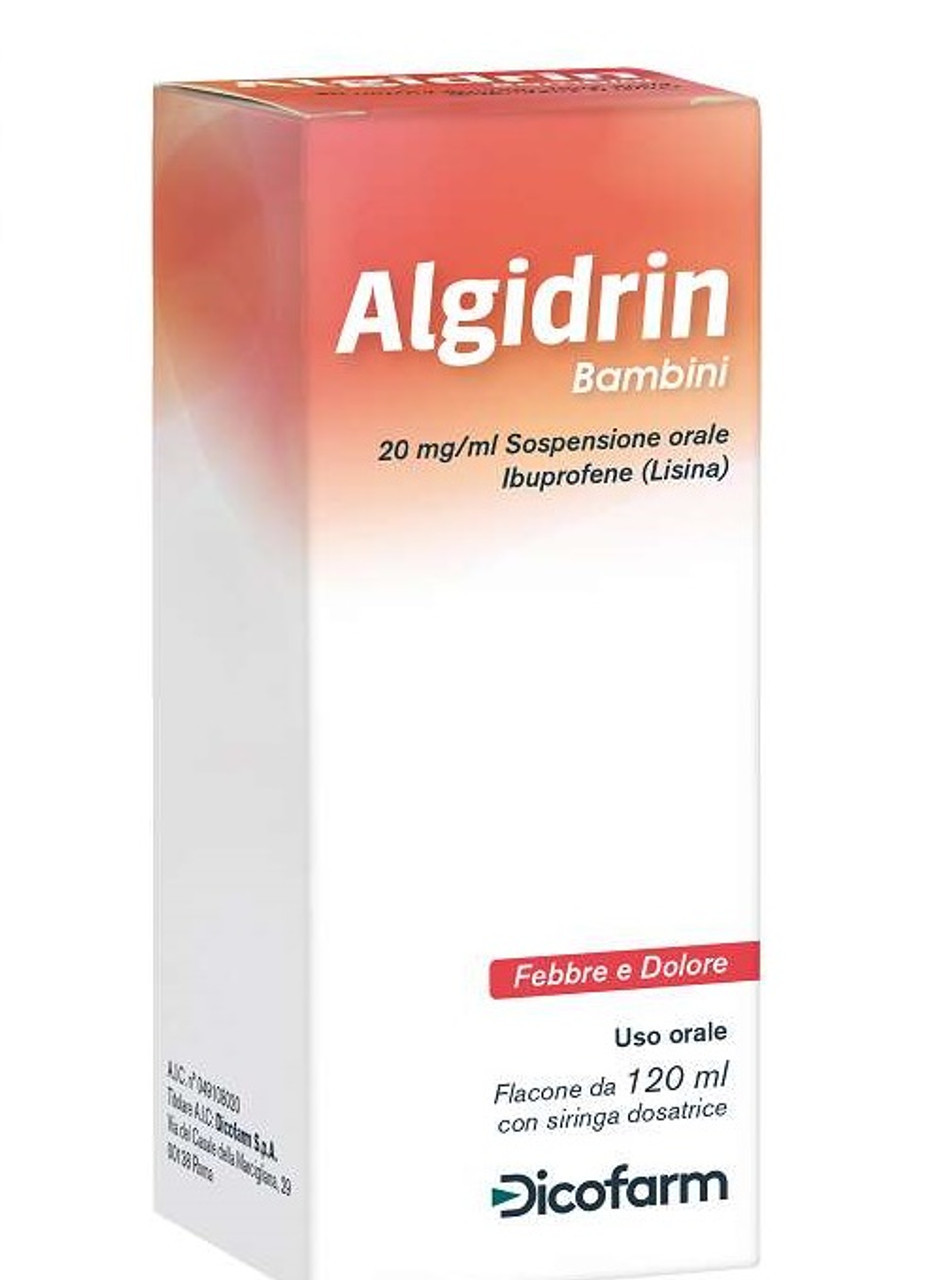Algidrin 20 mg/ml Sospensione Orale per Bambini - Dicofarm