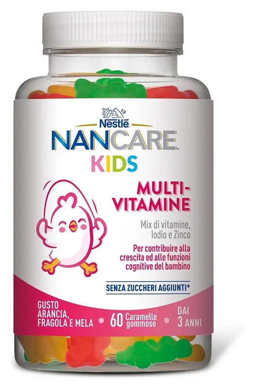 Multivitaminico per Bambini 60 Caramelle Gommose - Nestlé Nancare