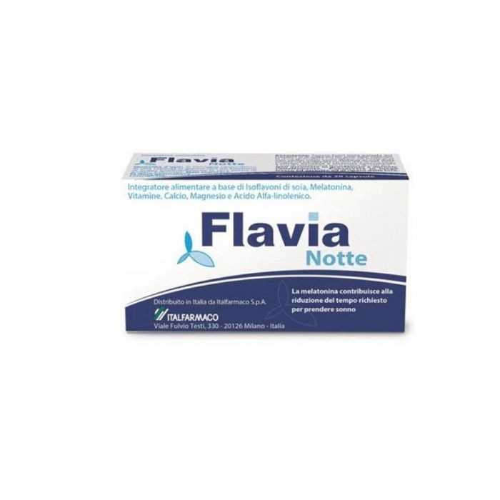 Flavia Notte Integratore Menopausa 30 Capsule Molli - Flavia