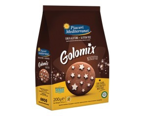 Piaceri Mediterranei Golomix Biscotto Senza Glutine al Cioccolato 200 g - Piaceri Mediterranei