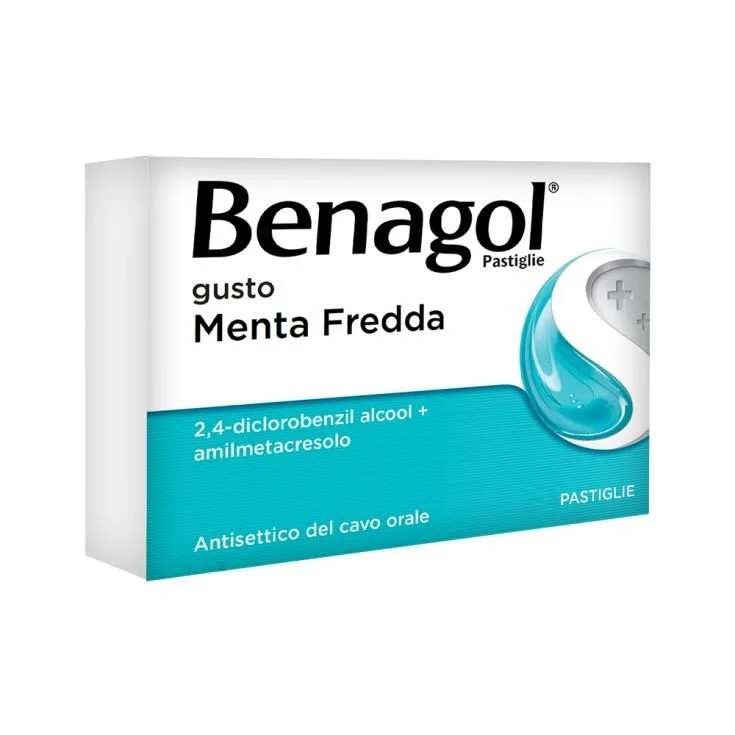 Benagol Pastiglie Disinfettante Gola Gusto Menta Fredda - Benagol