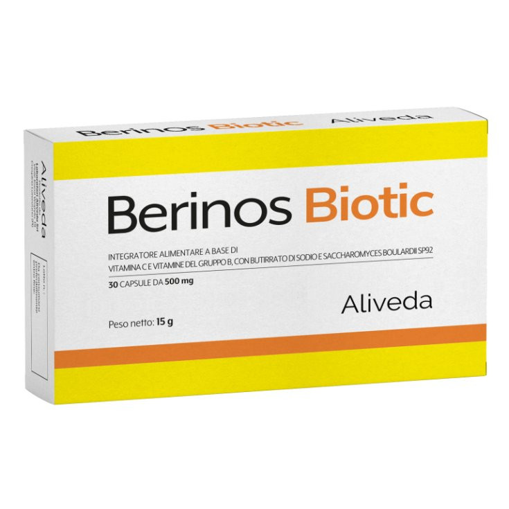 Berinos Biotic Integratore Alimentare per Flora Intestinale 30 Capsule - Aliveda