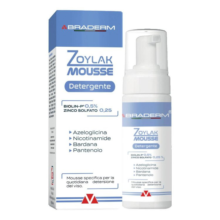 Zoylak Mousse Detergente Delicata Viso 100ml - Zoylak