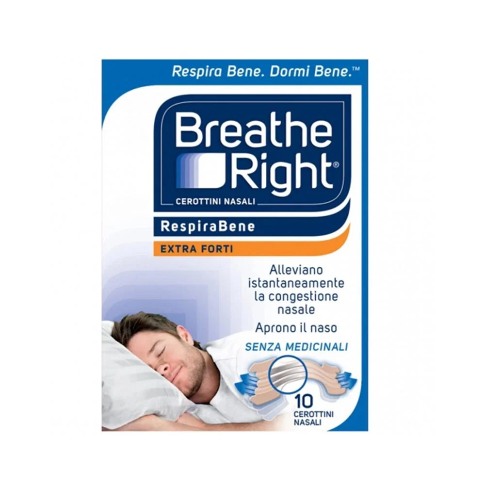 Cerotti Nasali Extra Forte 10 Pezzi - Breathe Right