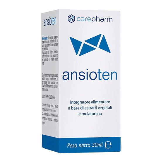 Ansioten Integratore Gocce Melatonina Valeriana per Sonno e Rilassamento 30ml