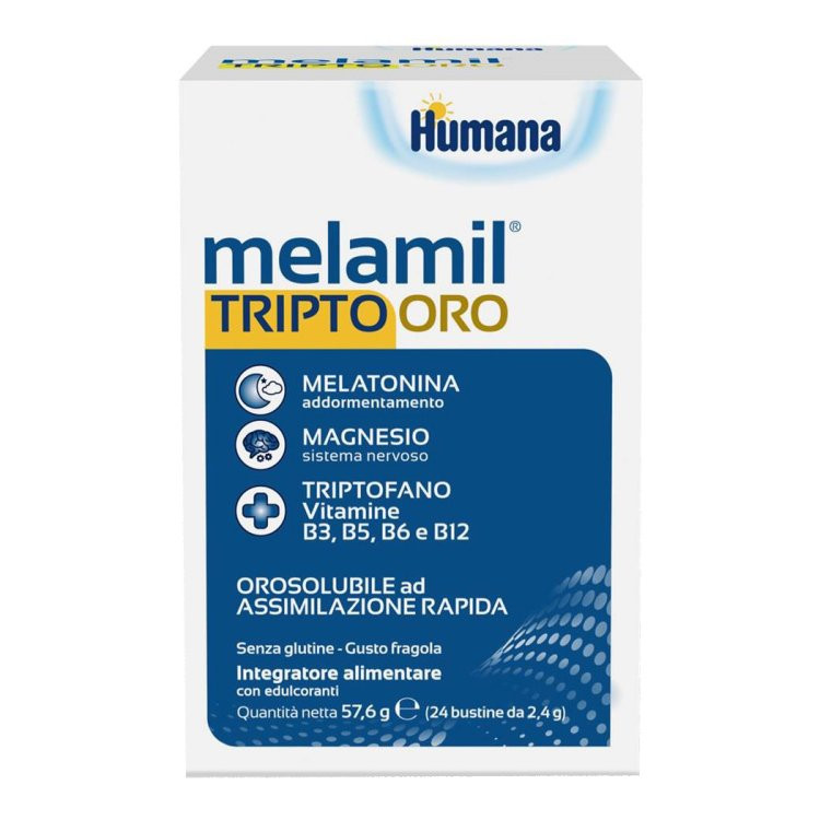 Melamil Tripto Oro Integratore Alimentare per il Sonno 24 Bustine - Melamil