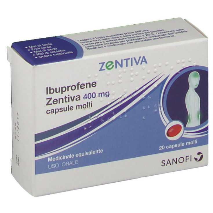 Ibuprofene Zentiva 400mg Capsule Molli - Zentiva