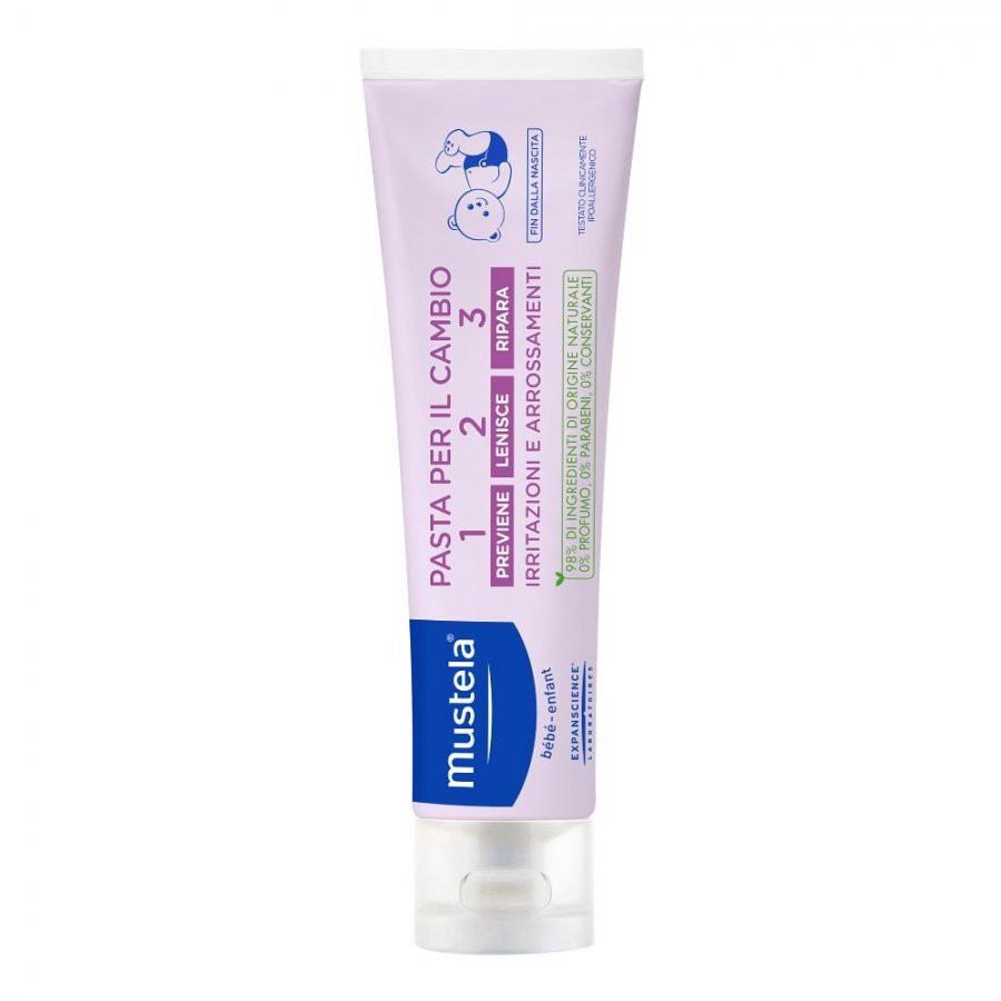 Pasta Cambio 1 2 3 Lenitiva e Protettiva 150ml - Mustela