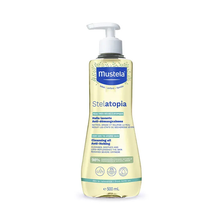 Mustela Stelatopia Olio Bagno Pelle A Tendenza Atopica, 500Ml - Immagine 10