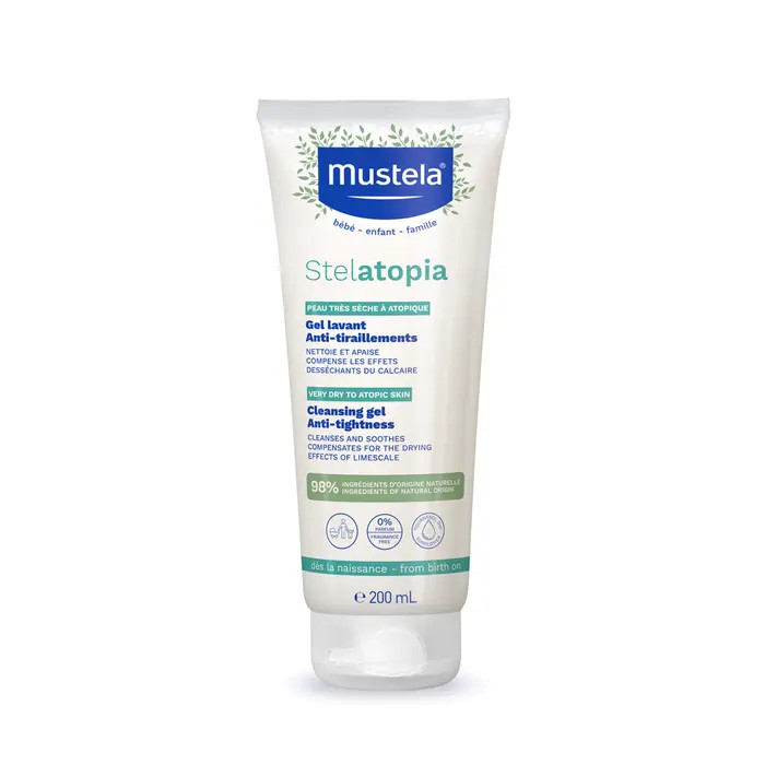 Stelatopia Gel Detergente per Pelle Atopica 200ml - Mustela