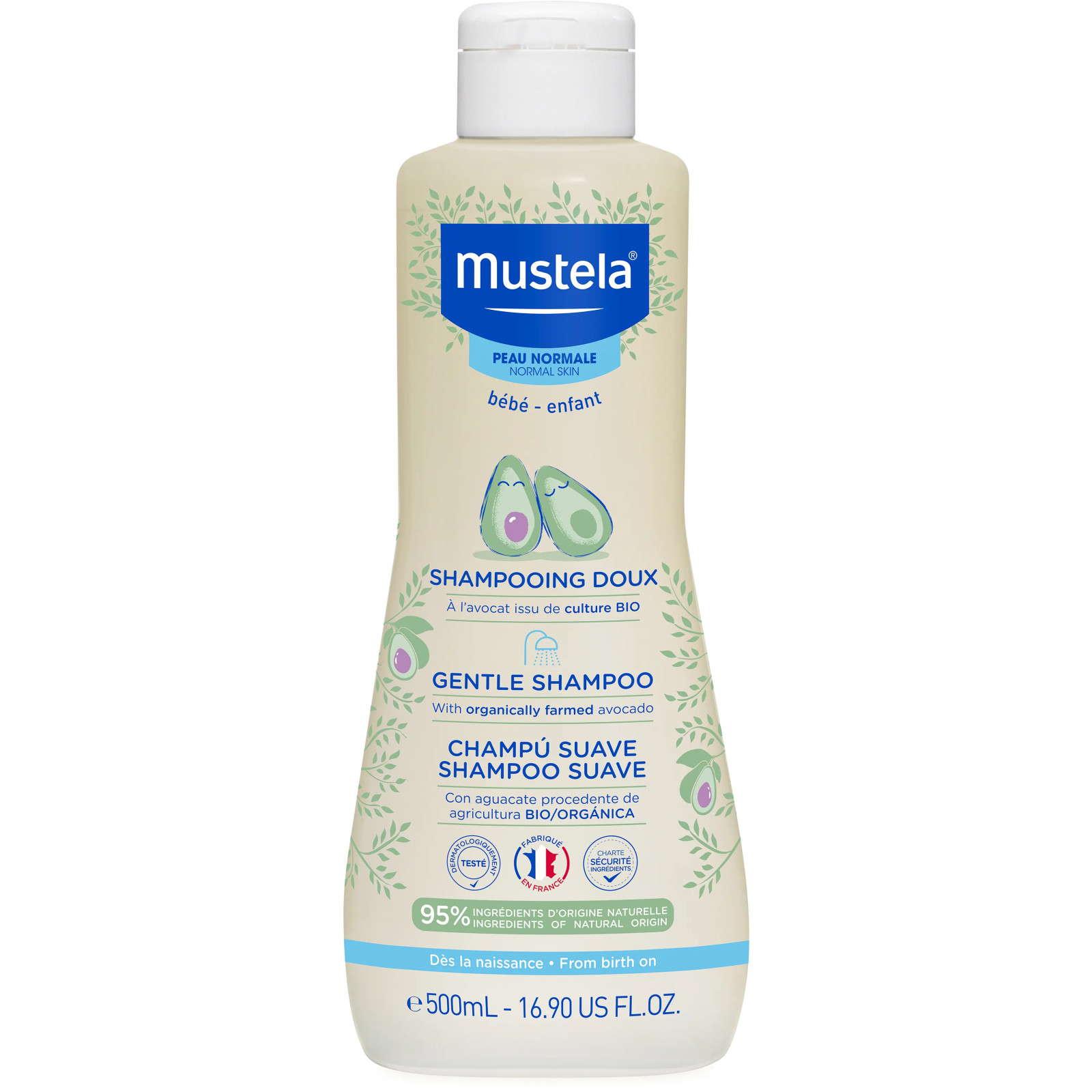 Shampoo Dolce Delicato per Capelli Bebè 500ml - Mustela