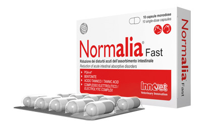 Normalia Fast Integratore per Cani e Gatti Disturbi Intestinali 10 Capsule - Normalia