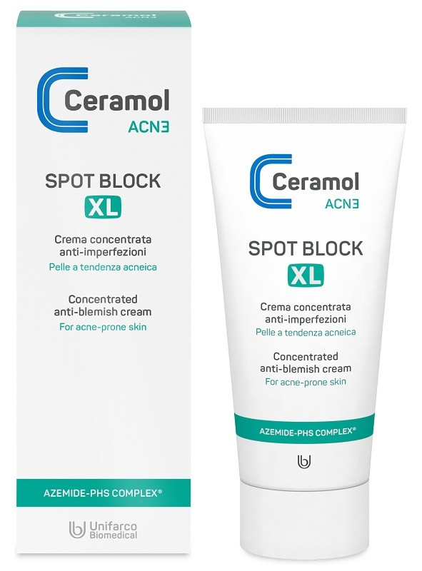 Ceramol Spot Block XL Crema Concentrata Anti-Imperfezioni 50 ml - Unifarco