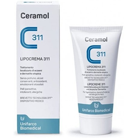 Ceramol Lipocrema 311 Crema Base Idratante Viso e Corpo 100 ml - Ceramol