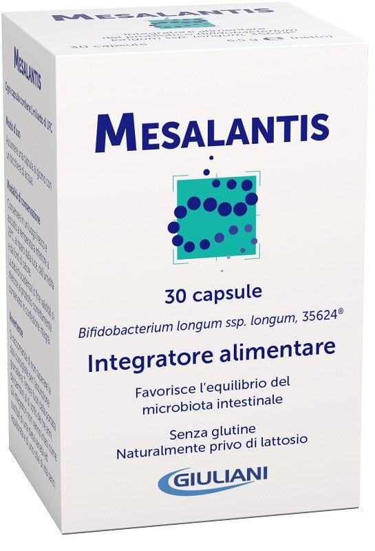 Mesalantis 30 Capsule Integratore per Microbiota Intestinale - Giuliani
