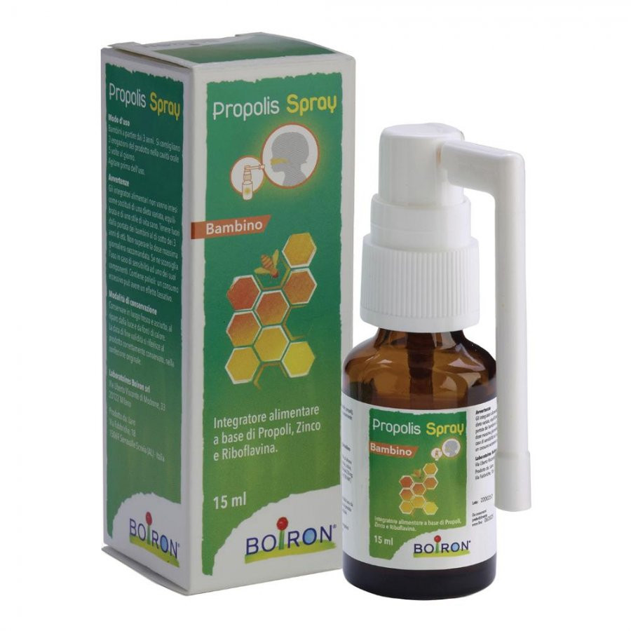 Propoli Boiron Spray Bambino Integratore Gola 15ml - Boiron