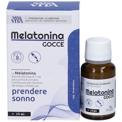 Sanavita Melatonina Gocce Integratore per Sonno 15ml - Sanavita