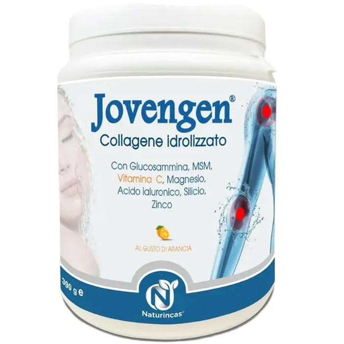 Jovengen Collagene Idrolizzato Integratore in Polvere 390g - Naturincas