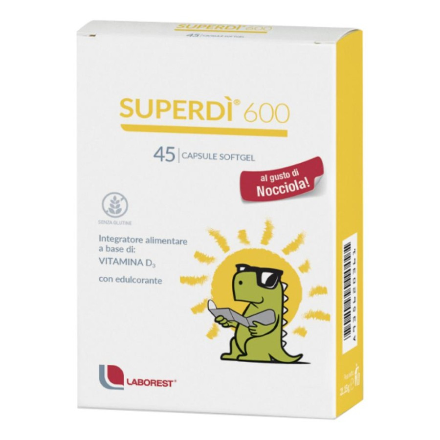 SuperDì 600 Integratore Vitamina D3 45 Capsule Softgel - Uriach