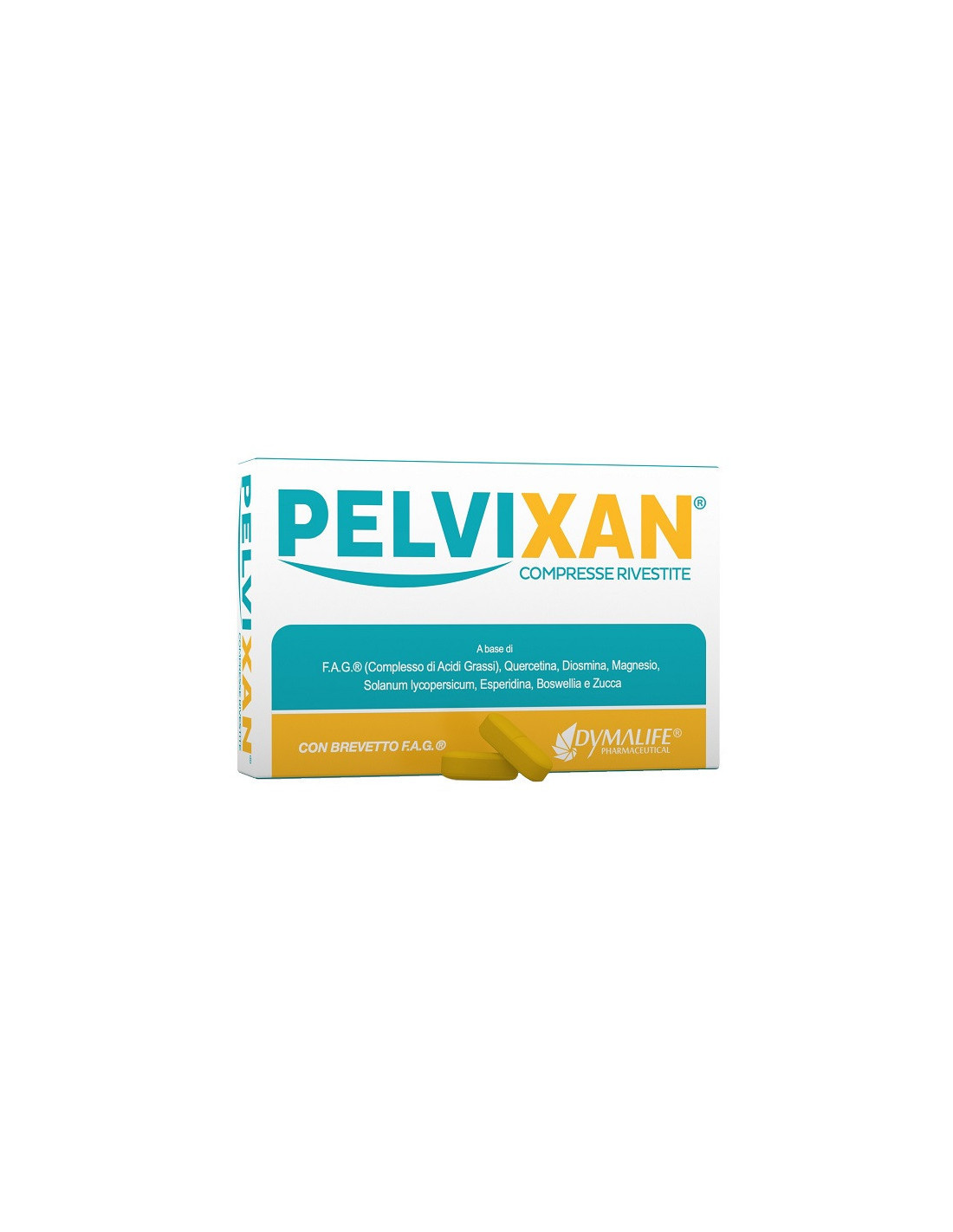 Pelvixan Integratore Benessere Prostata e Vie Urinarie 30 Compresse Rivestite - Dymalife Pharmaceutical