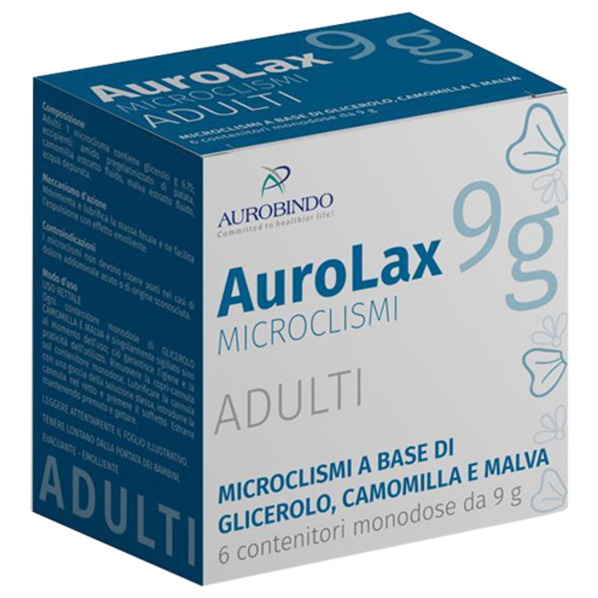 Aurolax Microclismi Adulti Trattamento Stitichezza 6 Contenitori - Aurolax