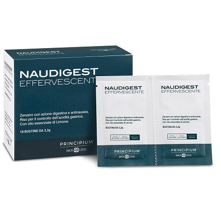 Naudigest Effervescente Integratore per Digestione 18 Bustine - Principium