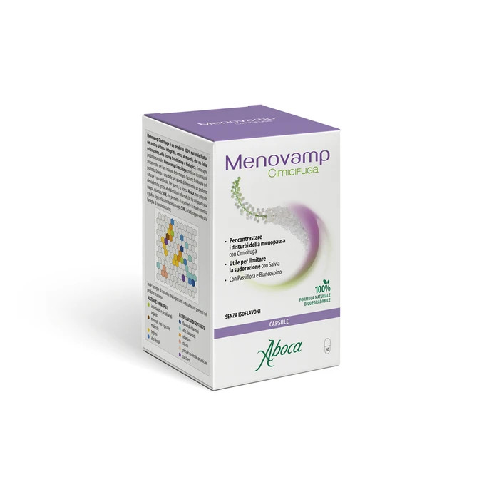 Menovamp Cimicifuga Integratore Menopausa 60 Capsule - Aboca
