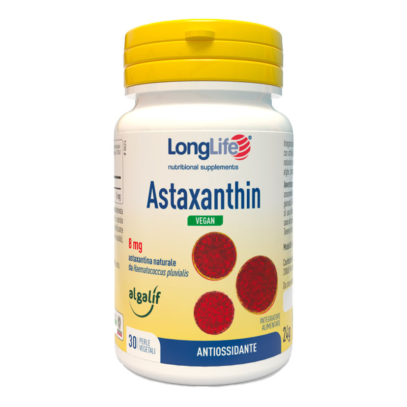 Astaxantina Veg Capsule Molli 30 Perle - Longlife