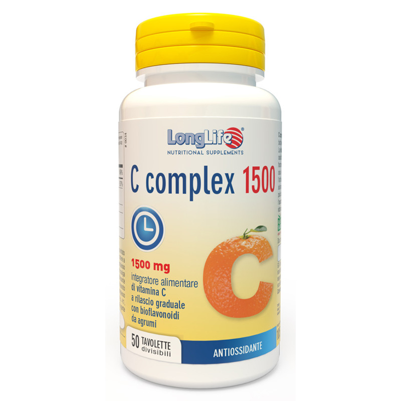 C Complex 1500 Longlife Integratore Vitamina C 50 Tavolette - Longlife